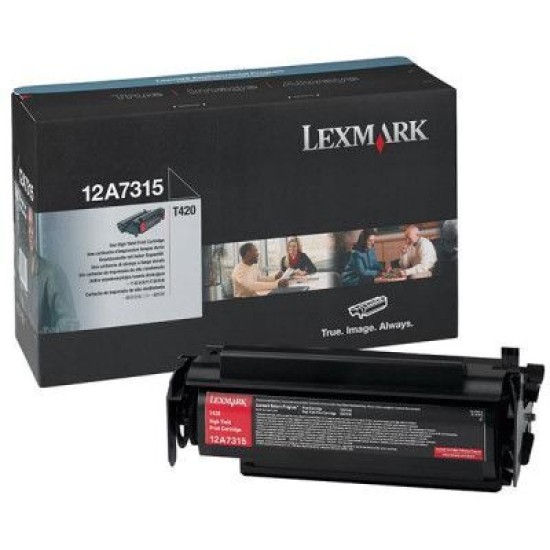 Lexmark 12A7315 Orjinal Toner Yüksek Kapasite - T420 T12343 Lexmark 12A7315 Orjinal Toner Yüksek Kapasite - T420 T12343