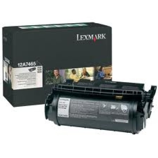 Lexmark 12A7465 Orjinal Siyah Toner Yüksek Kapasite - T630 / T632 T5410 Lexmark 12A7465 Orjinal Siyah Toner Yüksek Kapasite - T630 / T632 T5410