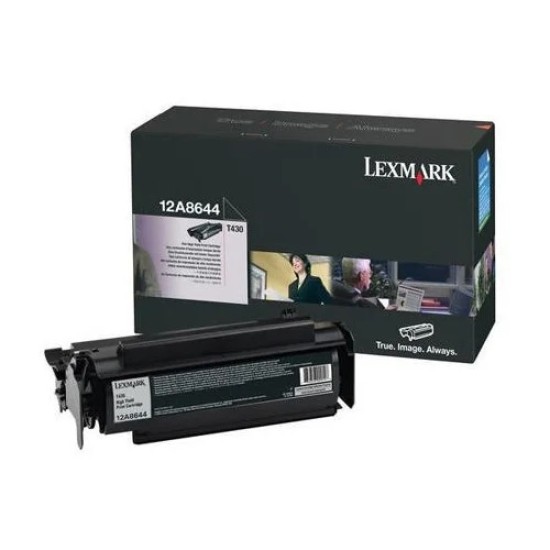 Lexmark 12A8644 Siyah Orjinal Toner - Optra T430 Lexmark 12A8644 Siyah Orjinal Toner - Optra T430