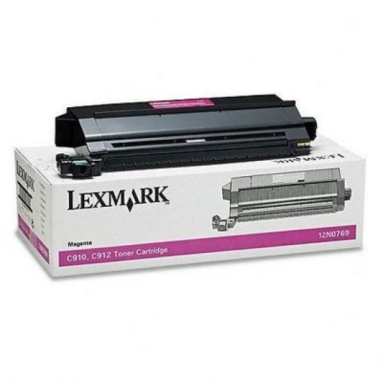 Lexmark 12N0769 Kırmızı Orjinal Toner - C910 / C912 T5041 Lexmark 12N0769 Kırmızı Orjinal Toner - C910 / C912 T5041