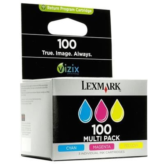 Lexmark 14N0849 100 3'lü Paket Renkli Kartuş - S305 / S405 T13840 Lexmark 14N0849 100 3'lü Paket Renkli Kartuş - S305 / S405 T13840