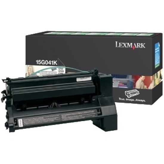 Lexmark 15G041K Siyah Orjinal Toner - C752 / C760 T5580 Lexmark 15G041K Siyah Orjinal Toner - C752 / C760 T5580