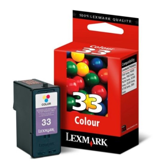 Lexmark 18C0033E 33 Renkli Orjinal Kartuş - 5200 / 6300 T9852 Lexmark 18C0033E 33 Renkli Orjinal Kartuş - 5200 / 6300 T9852