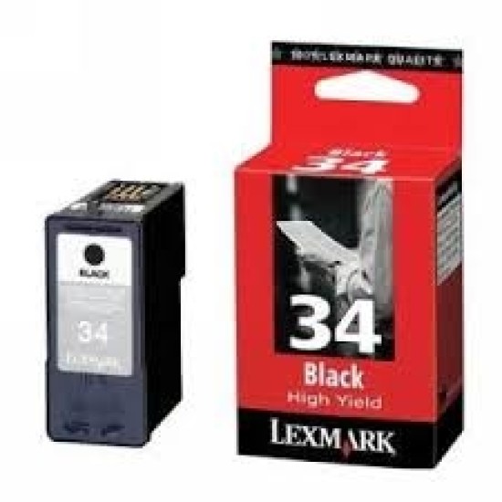Lexmark 18C0034E 34 Siyah Orjinal Kartuş - X3350 / X5470 T2130 Lexmark 18C0034E 34 Siyah Orjinal Kartuş - X3350 / X5470 T2130