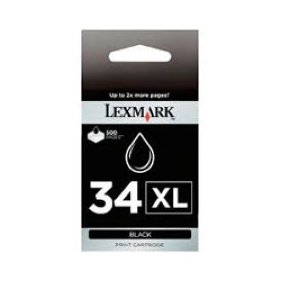 Lexmark 18C0034E 34XL Siyah Orjinal Kartuş - X3350 / X5470 T1497 Lexmark 18C0034E 34XL Siyah Orjinal Kartuş - X3350 / X5470 T1497