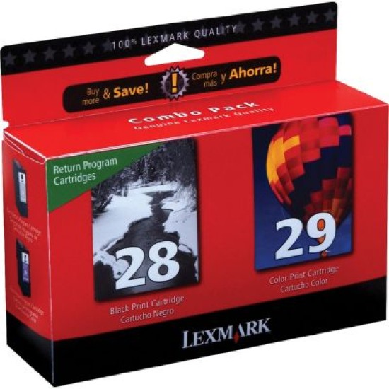 Lexmark 18C1520E 28-29 Siyah + Renkli Orjinal Kartuş - Z1320 T1767