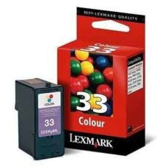 Lexmark 18CX033E 33 Renkli Orjinal Kartuş - X3350 T2548 Lexmark 18CX033E 33 Renkli Orjinal Kartuş - X3350 T2548