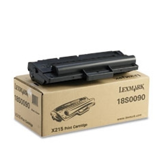 Lexmark 18S0090 Siyah Orjinal Toner - X215 T5553 Lexmark 18S0090 Siyah Orjinal Toner - X215 T5553