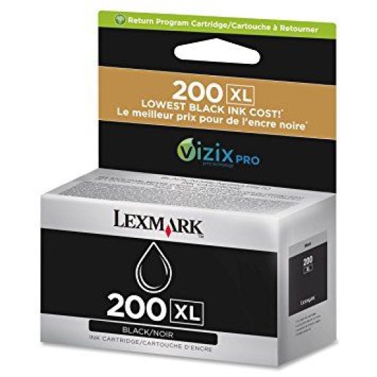 Lexmark 200XL 14L0174 Yüksek Kapasite Siyah Kartuş T6879 Lexmark 200XL 14L0174 Yüksek Kapasite Siyah Kartuş T6879
