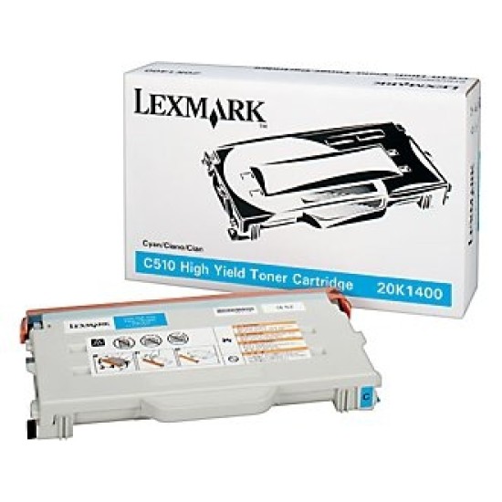 Lexmark 20K1400 Mavi Orjinal Toner - C510 T5653 Lexmark 20K1400 Mavi Orjinal Toner - C510 T5653