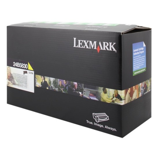 Lexmark 24B5830 Sarı Orjinal Toner - CS796 / CS796de Lexmark 24B5830 Sarı Orjinal Toner - CS796 / CS796de
