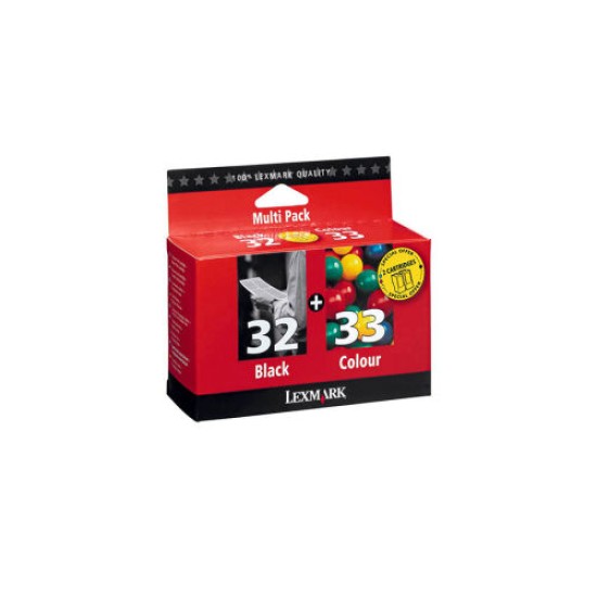 Lexmark 33+32 Siyah + Renkli Orjinal Kartuş 2li Paket - Z815 / X5250 T7572 Lexmark 33+32 Siyah + Renkli Orjinal Kartuş 2li Paket - Z815 / X5250 T7572