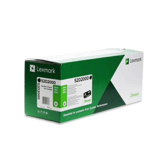 Lexmark 52D2000 Siyah Orjinal Toner - MS811 / MS810 Lexmark 52D2000 Siyah Orjinal Toner - MS811 / MS810
