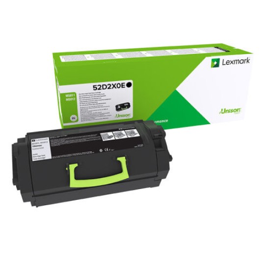 Lexmark 52D2X0E Siyah Orjinal Toner - MX711 Lexmark 52D2X0E Siyah Orjinal Toner - MX711