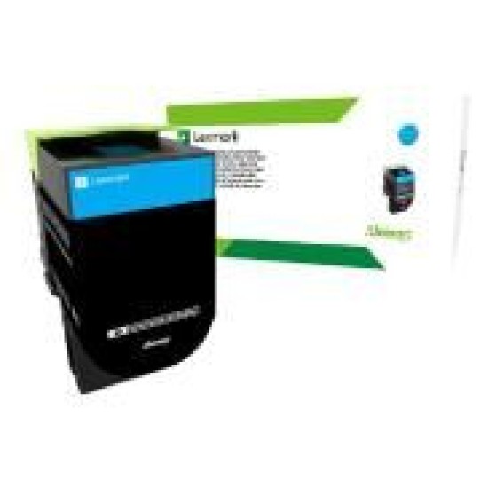 Lexmark 70C2XCE Mavi Orjinal Toner Yüksek Kapasite - CS510de / CS510dte T15435 Lexmark 70C2XCE Mavi Orjinal Toner Yüksek Kapasite - CS510de / CS510dte T15435