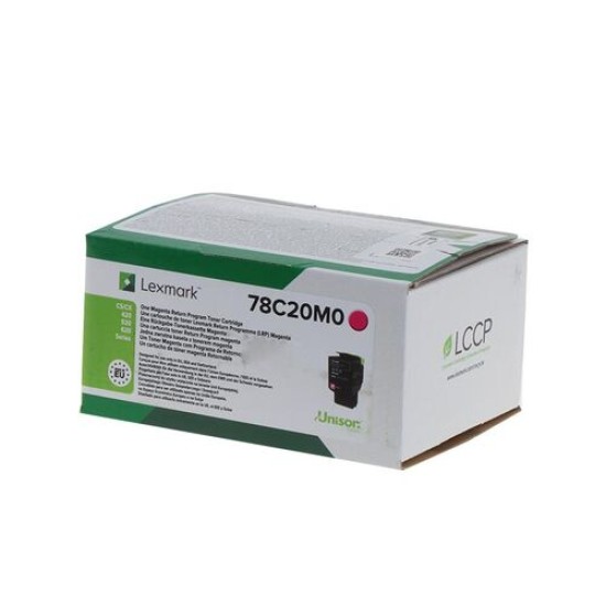 Lexmark 78C20M0 Kırmızı Orjinal Toner - CX622ade / CS421dn T15363 Lexmark 78C20M0 Kırmızı Orjinal Toner - CX622ade / CS421dn T15363