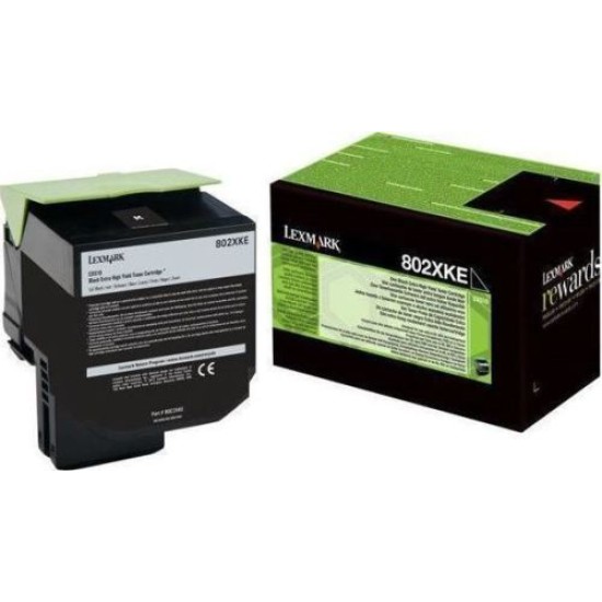 Lexmark 80C2XKE Siyah Orjinal Toner - CX510DE / CX510DHE T8324 Lexmark 80C2XKE Siyah Orjinal Toner - CX510DE / CX510DHE T8324