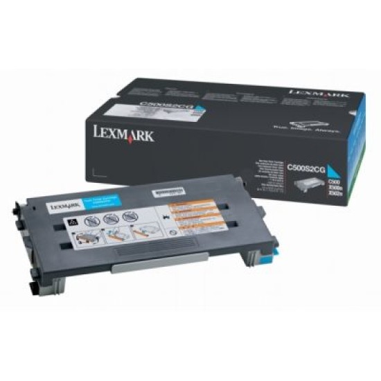 Lexmark C500H2CG Mavi Toner - C500N / X500n T5370