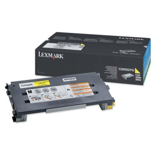 Lexmark C500S2YG Sarı Toner - Lexmark C500N T6465 Lexmark C500S2YG Sarı Toner - Lexmark C500N T6465