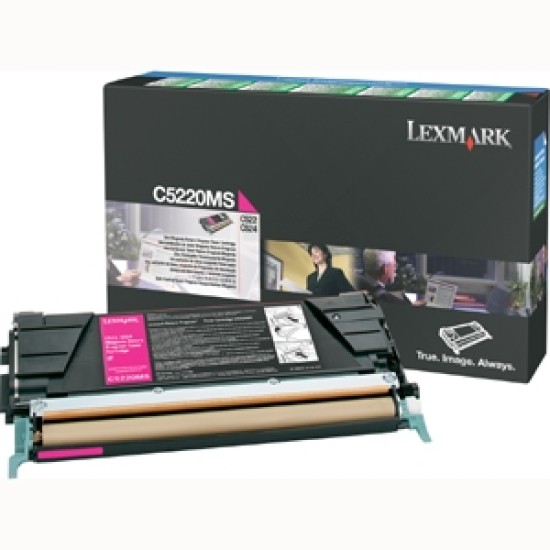Lexmark C5220MS Kırmızı Renkli Orjinal Lazer Toner - C522 / C524 T4614