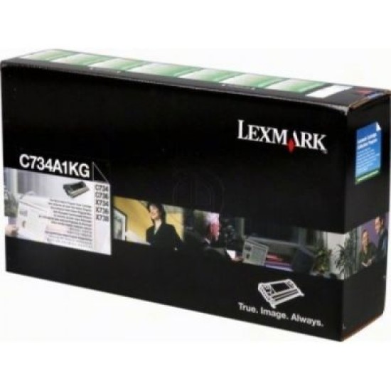 Lexmark C734A1KG Siyah Orjinal Toner - C734 / C736 T5630 Lexmark C734A1KG Siyah Orjinal Toner - C734 / C736 T5630