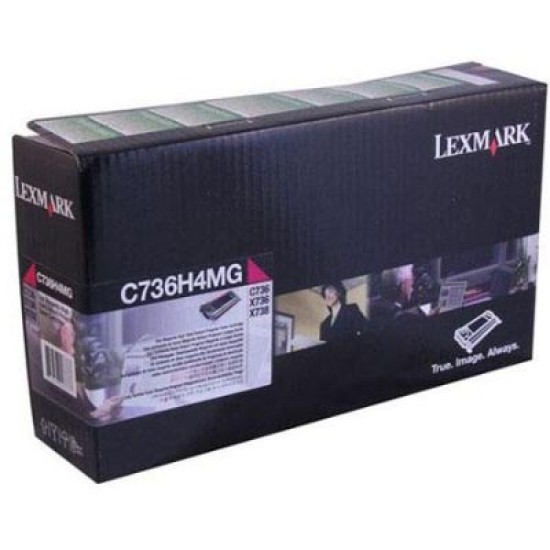 Lexmark C736H4MG Kırmızı Orjinal Toner - C736 / X736 T4492 Lexmark C736H4MG Kırmızı Orjinal Toner - C736 / X736 T4492