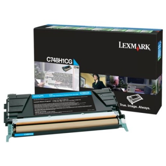 Lexmark C748H1CG Mavi Orjinal Toner - C748de / C748e T6675