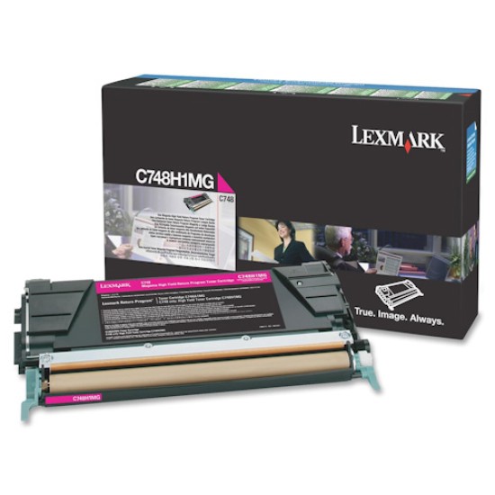 Lexmark C748H1MG Kırmızı Orjinal Toner - C748de / C748e T6677