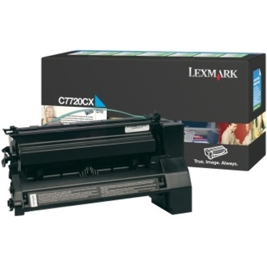 Lexmark C7720CX Mavi Orjinal Toner - C772 / X772 T4529 Lexmark C7720CX Mavi Orjinal Toner - C772 / X772 T4529