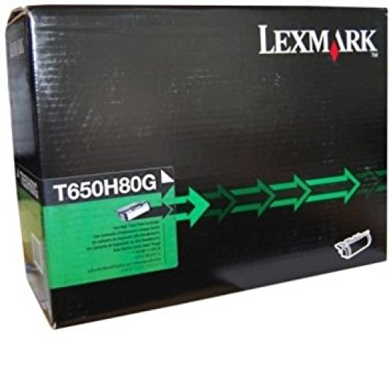 Lexmark T650H80G Siyah Orjinal Toner Yüksek Kapasite - T650 / T652 / T654 T6626 Lexmark T650H80G Siyah Orjinal Toner Yüksek Kapasite - T650 / T652 / T654 T6626