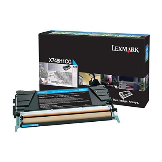 Lexmark X748H1CG Mavi Orjinal Toner Yüksek Kapasite 10.000 Sayfa T6679 Lexmark X748H1CG Mavi Orjinal Toner Yüksek Kapasite 10.000 Sayfa T6679
