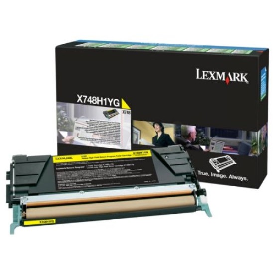 Lexmark X748H1YG Sarı Orjinal Toner Yüksek Kapasite 10.000 Sayfa T6678 Lexmark X748H1YG Sarı Orjinal Toner Yüksek Kapasite 10.000 Sayfa T6678