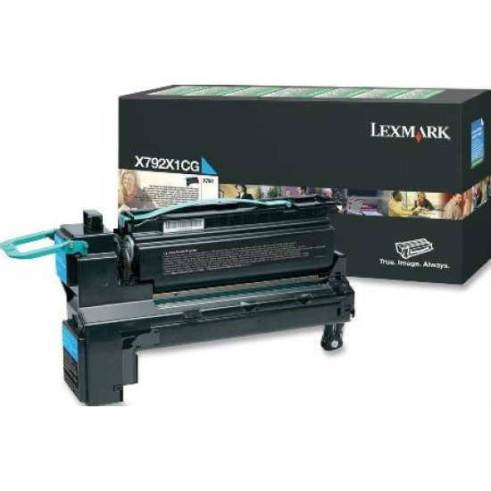 Lexmark X792X1CG Mavi Orjinal Toner - X792de T6748 Lexmark X792X1CG Mavi Orjinal Toner - X792de T6748
