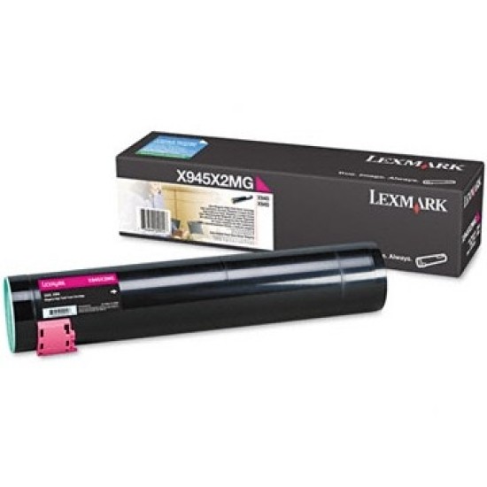 Lexmark X945X2MG Kırmızı Orjinal Toner Yüksek Kapasite - X940 / X945 T4335 Lexmark X945X2MG Kırmızı Orjinal Toner Yüksek Kapasite - X940 / X945 T4335
