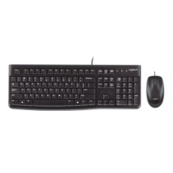 Logitech MK120 920-002560 USB Kablolu Siyah Q Klavye + Mouse Set