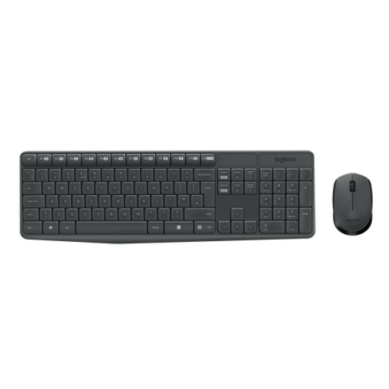 Logitech MK235 Siyah Kablosuz Q Klavye + Mouse Seti Logitech MK235 Siyah Kablosuz Q Klavye + Mouse Seti