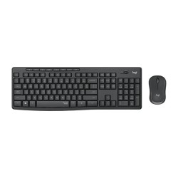 Logitech MK295 Sessiz Kablosuz Türkçe Q Klavye Mouse Seti - Siyah