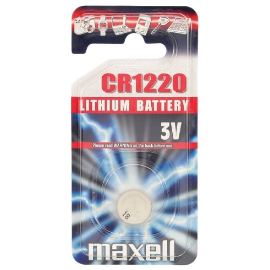 Maxell CR1220 Tekli Lityum Pil