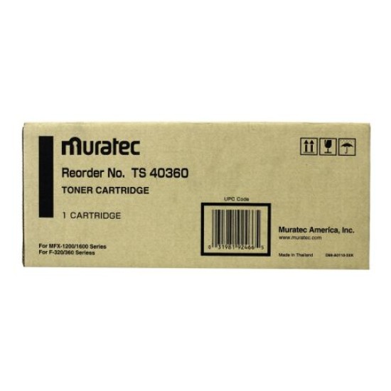 Muratec TS-360 Orjinal Toner F-320, F-360, MFX-1200, MFX-1600 T9694 Muratec TS-360 Orjinal Toner F-320, F-360, MFX-1200, MFX-1600 T9694