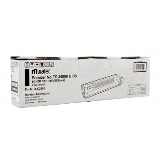 Muratec TS3400K Siyah Orjinal Toner MFX-C3400 9,500 Sayfa T10654 Muratec TS3400K Siyah Orjinal Toner MFX-C3400 9,500 Sayfa T10654