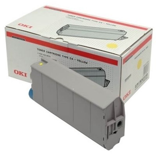 OKI 41963083 Sarı Orjinal Toner - C7100 / C7300 / C7500 T7809 OKI 41963083 Sarı Orjinal Toner - C7100 / C7300 / C7500 T7809