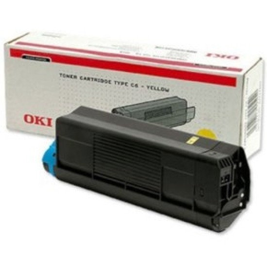OKI 42127405 Sarı Orjinal Toner - C5100 / C5200 T5194 OKI 42127405 Sarı Orjinal Toner - C5100 / C5200 T5194