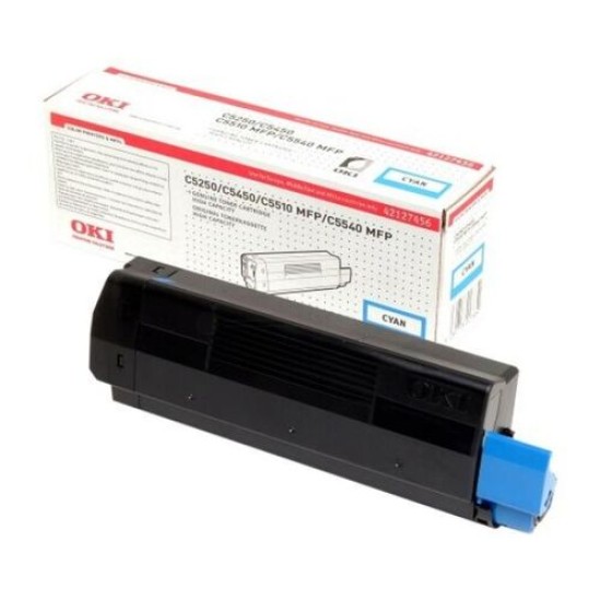 OKI 42127456 Mavi Orjinal Toner - C5250 / C5450 T12351 OKI 42127456 Mavi Orjinal Toner - C5250 / C5450 T12351