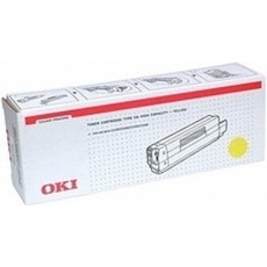 OKI 42127488 Sarı Orjinal Toner - C5100 / C5200 T4313 OKI 42127488 Sarı Orjinal Toner - C5100 / C5200 T4313