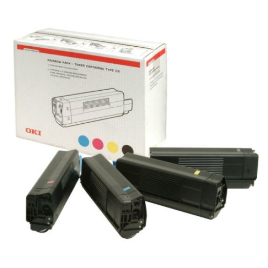 OKI 42403002 Type C6 4 Renkli Orjinal Toner T8718 OKI 42403002 Type C6 4 Renkli Orjinal Toner T8718