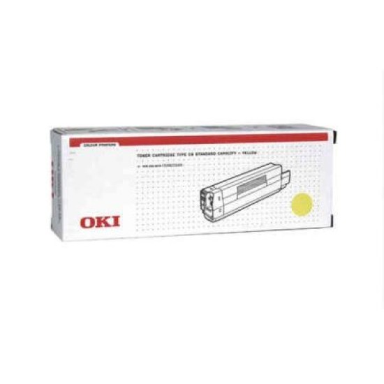 OKI 42804505 Sarı Orjinal Toner - C5200 / C5400 T3402 OKI 42804505 Sarı Orjinal Toner - C5200 / C5400 T3402
