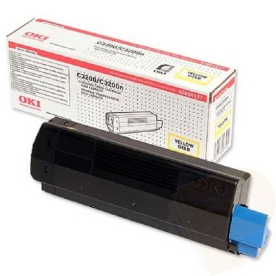OKI 42804537 Sarı Orjinal Toner Yüksek Kapasite - C3200 T3473 OKI 42804537 Sarı Orjinal Toner Yüksek Kapasite - C3200 T3473