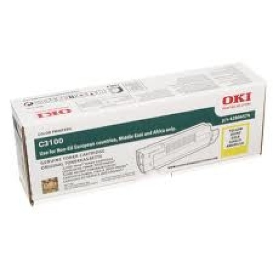 OKI 42804574 Sarı Orjinal Toner - C3100 T5368