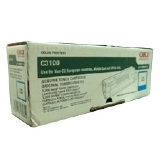 OKI 42804576 Mavi Orjinal Toner - C3100 T5369 OKI 42804576 Mavi Orjinal Toner - C3100 T5369