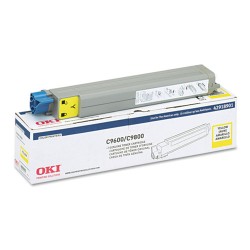 OKI 42918901 Sarı Orjinal Toner - C9600 / C9800 OKI 42918901 Sarı Orjinal Toner - C9600 / C9800